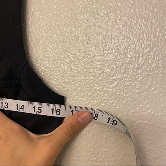 Lululemon run Tame Me Cinch Bungee Toggle Black Iris gray Tank Top size 8 - Picture 8 of 10